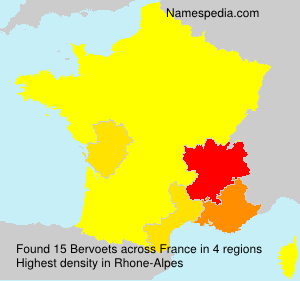 Surname Bervoets in France Surname Bervoets in France