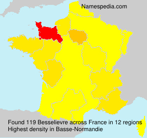 Surname Besselievre in France Surname Besselievre in France