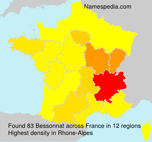 Surname Bessonnat in France Surname Bessonnat in France
