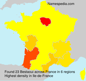Surname Bestaoui in France Surname Bestaoui in France