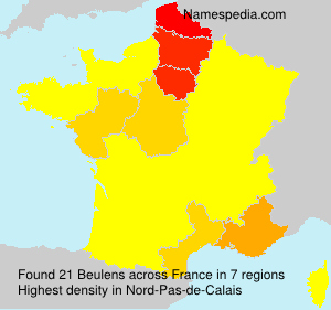 Surname Beulens in France Surname Beulens in France