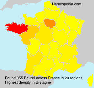 Surname Beurel in France Surname Beurel in France