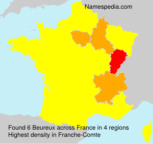 Surname Beureux in France Surname Beureux in France
