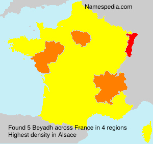 Surname Beyadh in France Surname Beyadh in France