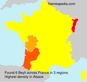 Surname Beyli in France