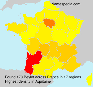 Surname Beylot in France