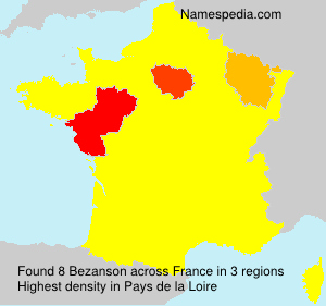 Surname Bezanson in France Surname Bezanson in France
