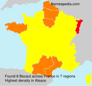 Surname Bezaut in France Surname Bezaut in France