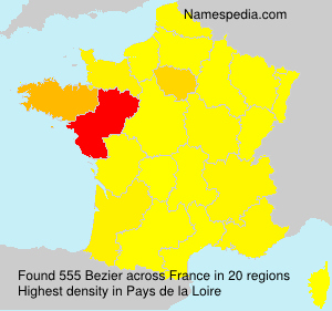Surname Bezier in France Surname Bezier in France