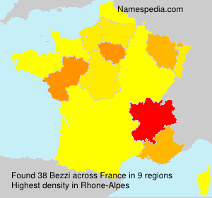Surname Bezzi in France Surname Bezzi in France