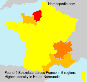 Surname Bezzolato in France Surname Bezzolato in France