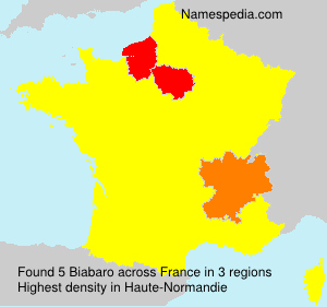 Surname Biabaro in France Surname Biabaro in France