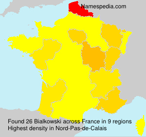 Surname Bialkowski in France Surname Bialkowski in France