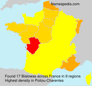 Surname Bialowas in France Surname Bialowas in France