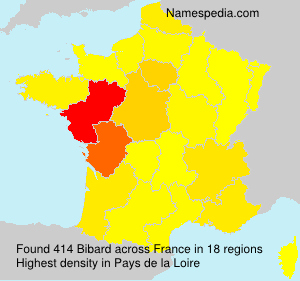 Surname Bibard in France Surname Bibard in France
