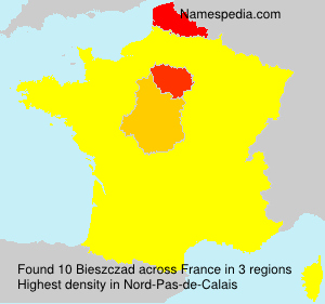 Surname Bieszczad in France Surname Bieszczad in France
