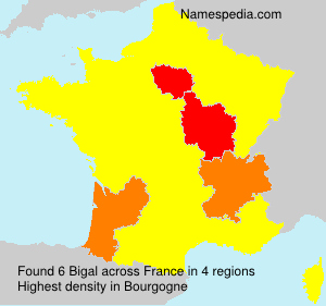 Surname Bigal in France Surname Bigal in France
