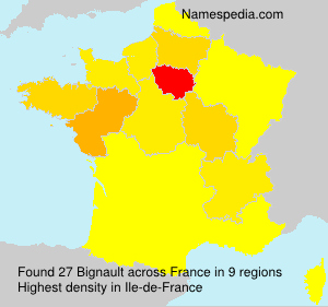 Surname Bignault in France Surname Bignault in France