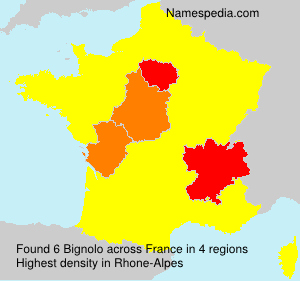 Surname Bignolo in France Surname Bignolo in France
