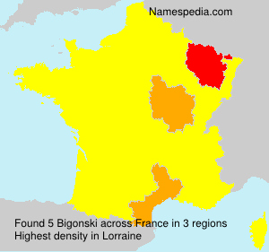 Surname Bigonski in France Surname Bigonski in France