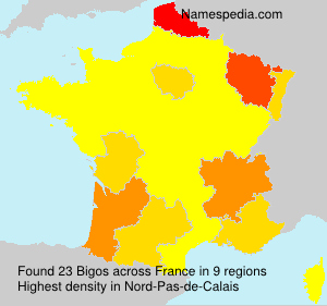 Surname Bigos in France Surname Bigos in France