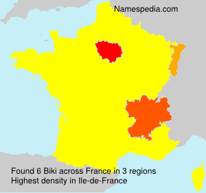 Surname Biki in France Surname Biki in France