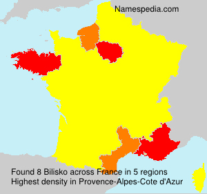 Surname Bilisko in France