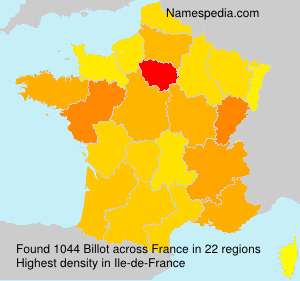 Surname Billot in France Surname Billot in France