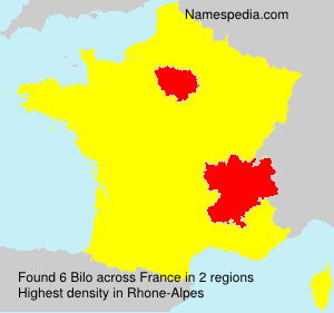 Surname Bilo in France Surname Bilo in France