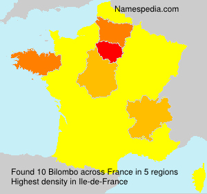 Surname Bilombo in France Surname Bilombo in France