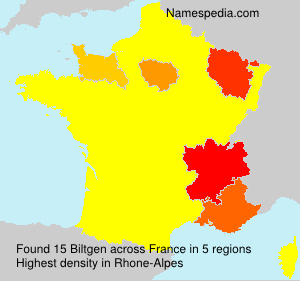 Surname Biltgen in France Surname Biltgen in France