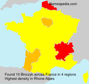 Surname Binczyk in France Surname Binczyk in France