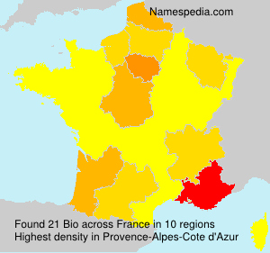 Surname Bio in France