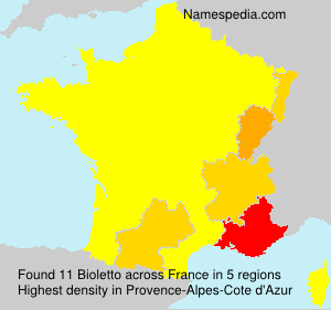 Surname Bioletto in France Surname Bioletto in France