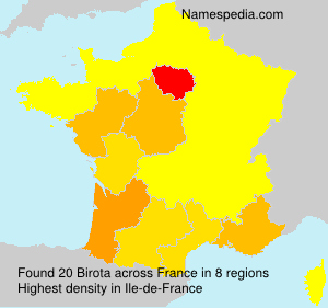 Surname Birota in France Surname Birota in France