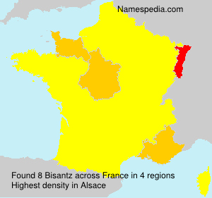 Surname Bisantz in France Surname Bisantz in France