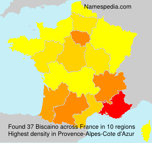 Surname Biscaino in France Surname Biscaino in France