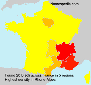 Surname Bisoli in France Surname Bisoli in France