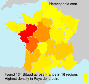 Surname Bitaud in France Surname Bitaud in France
