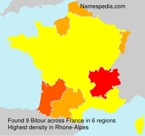 Surname Bitour in France Surname Bitour in France
