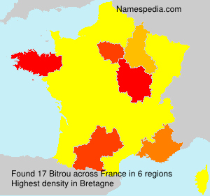Surname Bitrou in France Surname Bitrou in France