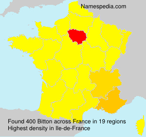 Surname Bitton in France Surname Bitton in France