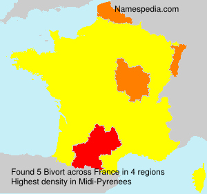 Surname Bivort in France Surname Bivort in France