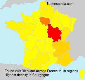 Surname Bizouard in France Surname Bizouard in France