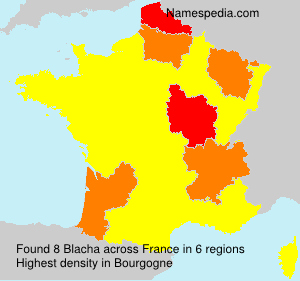 Surname Blacha in France Surname Blacha in France