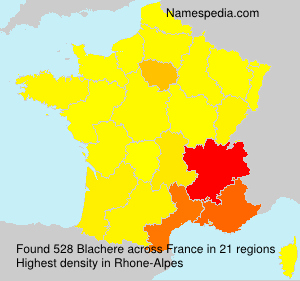 Surname Blachere in France Surname Blachere in France