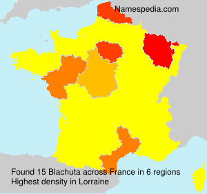 Surname Blachuta in France Surname Blachuta in France