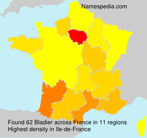Surname Bladier in France Surname Bladier in France