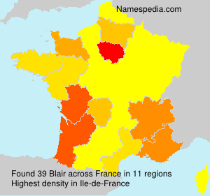 Surname Blair in France Surname Blair in France