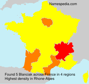 Surname Blanciak in France Surname Blanciak in France